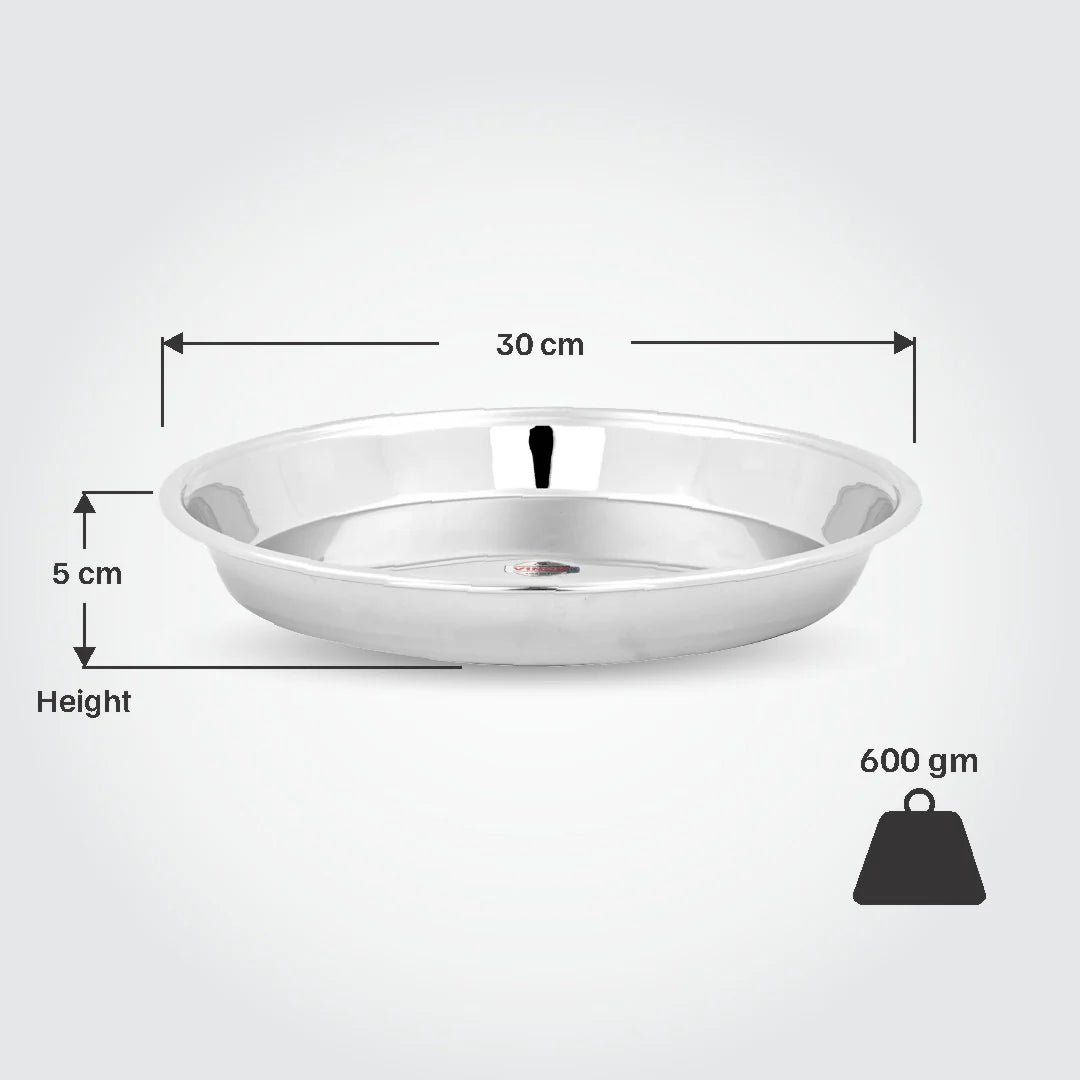 Stainless Steel Prath - Basin - Tasla